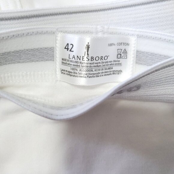 Lanesboro Briefs 42 NWOT Men's Tighty Whities 100% Cotton Quick Draw H-Fly - Picture 2 of 4